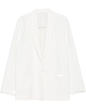Alberta Ferretti Blazers - Blanco