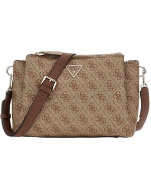 Guess Bruine Schoudertas Noelle Stijl