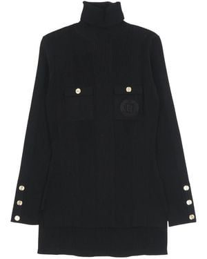 Elisabetta Franchi Turtlenecks - Black