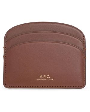 A.P.C. Wallets & Cardholders - Marrón