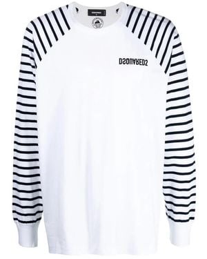 DSquared² Long Sleeve Tops - White