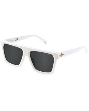Police Splm01 Elegante Kattenoog Zonnebril - Zwart