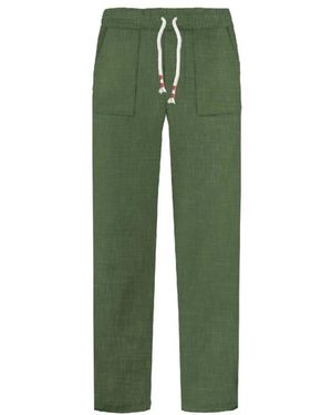 MC2 Saint Barth Straight Trousers - Green