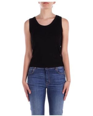 Weekend by Maxmara Schwarze T-Shirts Und Polos Mit Logo