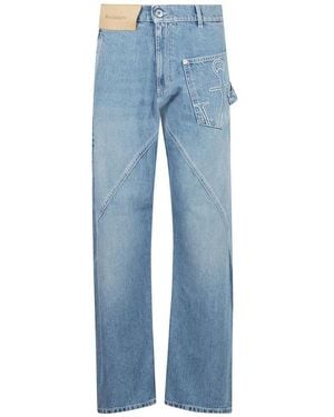 JW Anderson Straight Jeans - Blauw