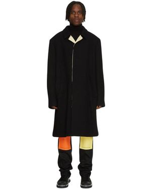 Raf Simons Single-Breasted Coats - Negro