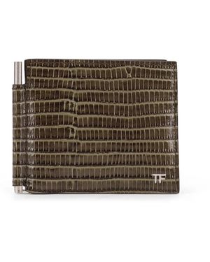 Tom Ford Wallets & Cardholders - Marrone