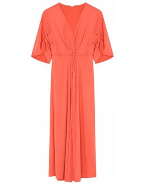 GUSTAV Wrap Dresses - Rojo