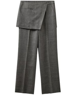 THE GARMENT Wide Trousers - Gris