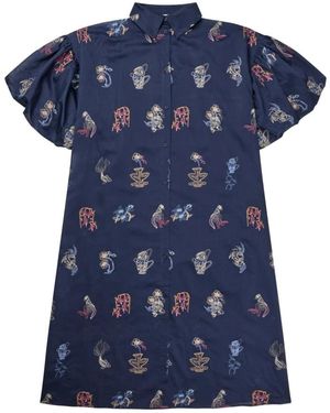 Munthe Shirt Dresses - Azul