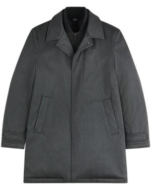 Fay Single-Breasted Coats - Grey