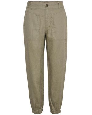 Part Two Slim-Fit Trousers - Green