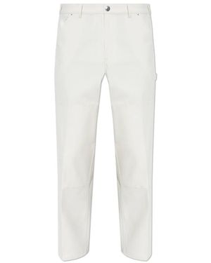 Moncler Wide Trousers - White