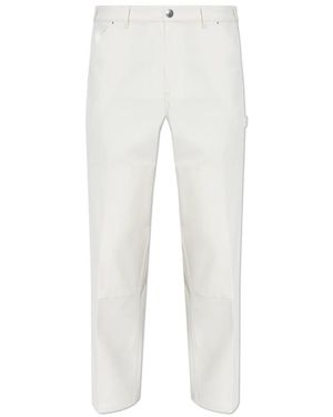 Moncler Wide Trousers - White