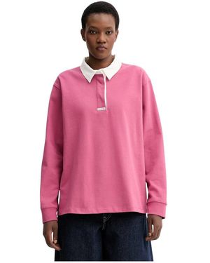 Munthe Tops ,Roze ,Katoen Becent Longsleeve