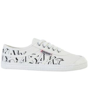 Kawasaki Graffiti canvas sneakers - Weiß