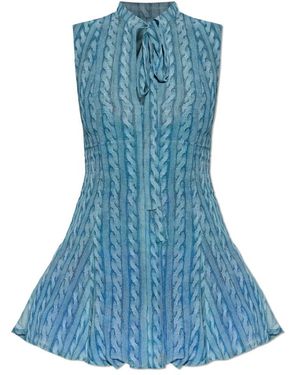 AVAVAV Mouwloze Jurk - Blauw