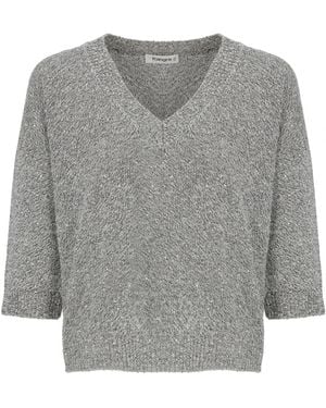 Kangra V-Neck Knitwear - Gris