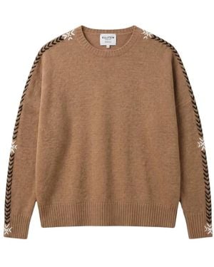 Kujten Truien & Vesten ,Bruin ,Wol Amea Snow Sweater