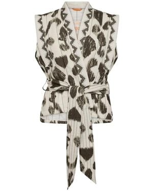 Mos Mosh Waistcoats - Natural