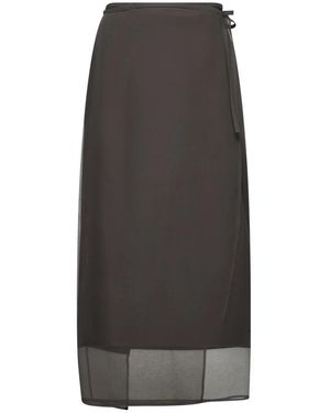 Brunello Cucinelli Midi Skirts - Gris