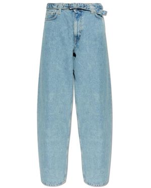 Samsøe & Samsøe Jeans ,Blauw ,Katoen Saharper Jeans