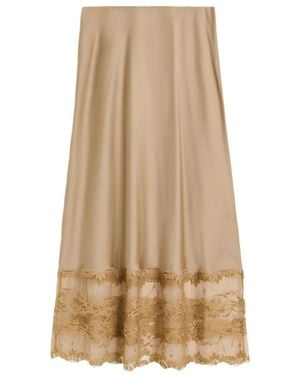 By Malene Birger Midi Skirts - Natural