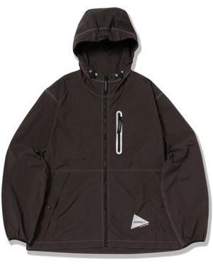 Gramicci Houtskool Geborsteld Nylon Jas - Zwart