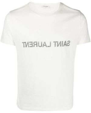 Saint Laurent T-Shirts - White