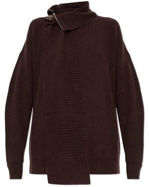 Sportmax Feltro Wollpullover - Braun
