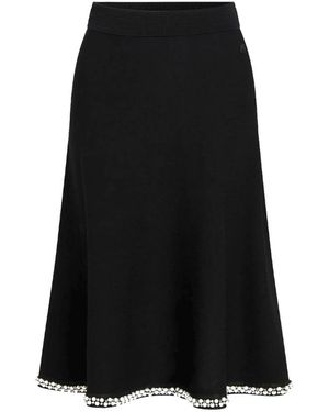 KARL LAGERFELD Rokken ,Zwart ,Line Pearl Knit Skirt