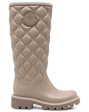 Moncler Kickstream Hoge Regenlaarzen - Bruin