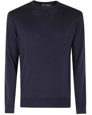 FILIPPO DE LAURENTIIS Girocollo Cotone - Blauw