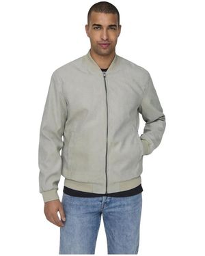 Only & Sons Bomber Jackets - Gris