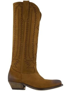 Golden Goose Cowboy & Biker Boots - Brown