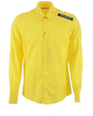 Dolce & Gabbana Herren Dna Langarmhemd - Gelb