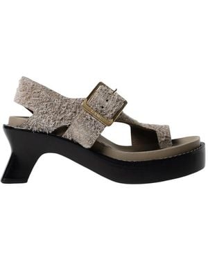 Loewe High Heel Sandals - Marron