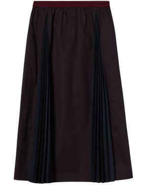 Plan C Midi Skirts - Negro