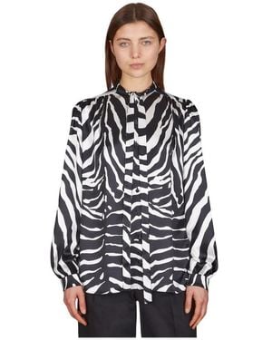 Dolce & Gabbana Zebra Print Shirt - Zwart