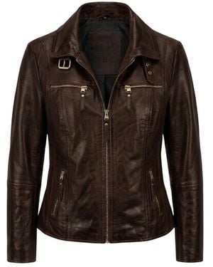 Notyz Leather Jackets - Marrón