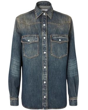 Fendi Western Shirt - Blauw