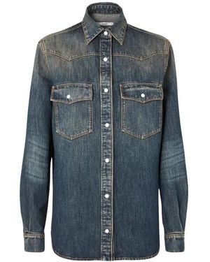 Fendi Westernhemd - Blau