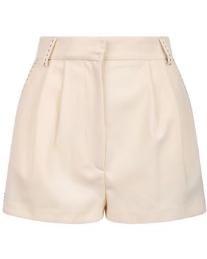 Elisabetta Franchi Short Shorts - Neutro