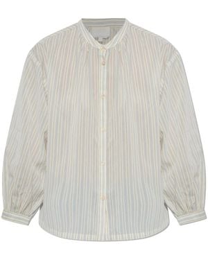 A.P.C. Gestreept Shirt - Wit