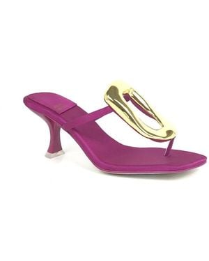 Jeffrey Campbell Heeled Mules - Morado