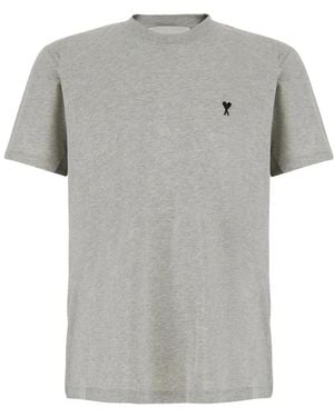 Ami Paris T-Shirts - Gris
