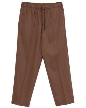 Costumein Straight Trousers - Marron