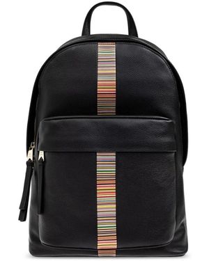 Paul Smith Signature Stripe Backpack - Zwart