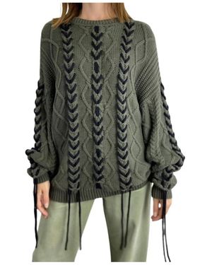 One Teaspoon Round-Neck Knitwear - Verde