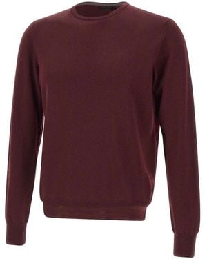Gran Sasso Round-Neck Knitwear - Purple